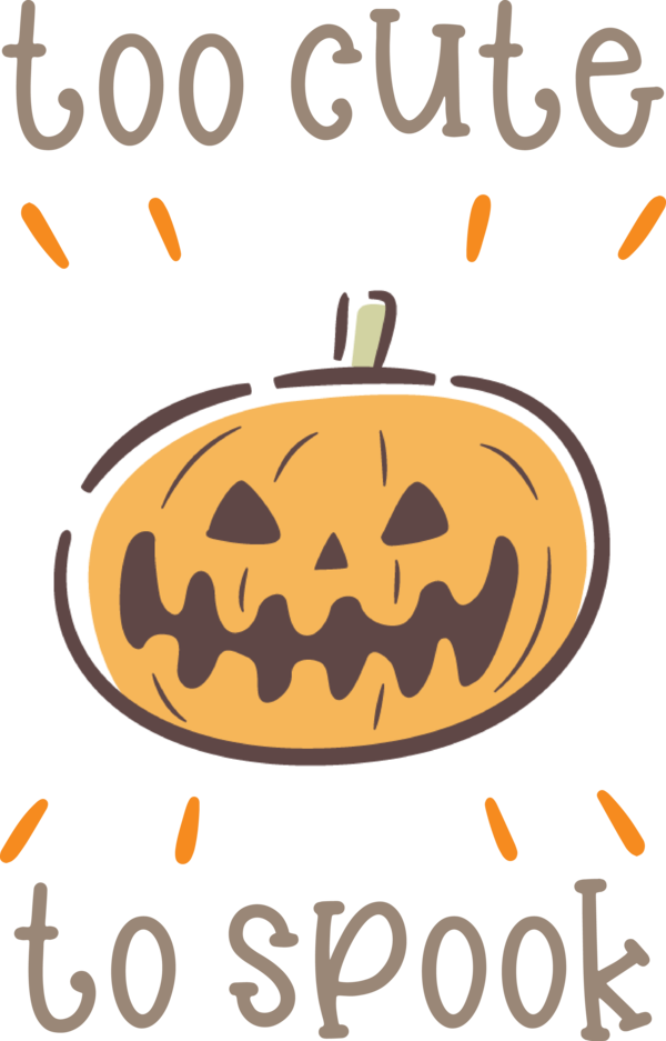 Transparent Halloween Logo Commodity Design for Jack O Lantern for Halloween