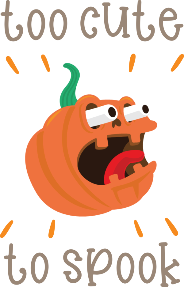 Transparent Halloween Pumpkin Jack-o'-lantern Cartoon for Jack O Lantern for Halloween