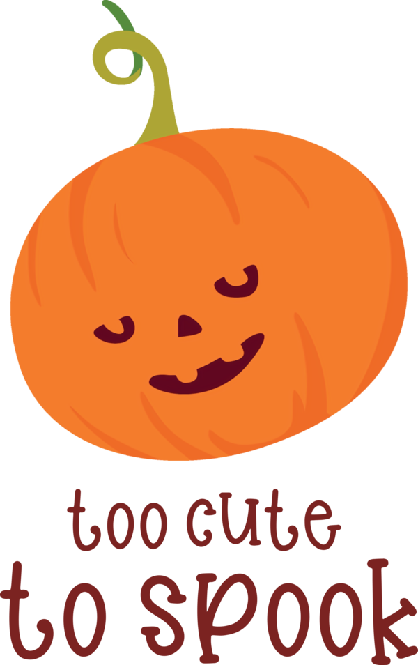 Transparent Halloween Pumpkin Squash Vegetable for Jack O Lantern for Halloween