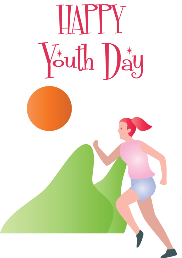 Transparent International Youth Day Logo Design Shoe for Youth Day for International Youth Day