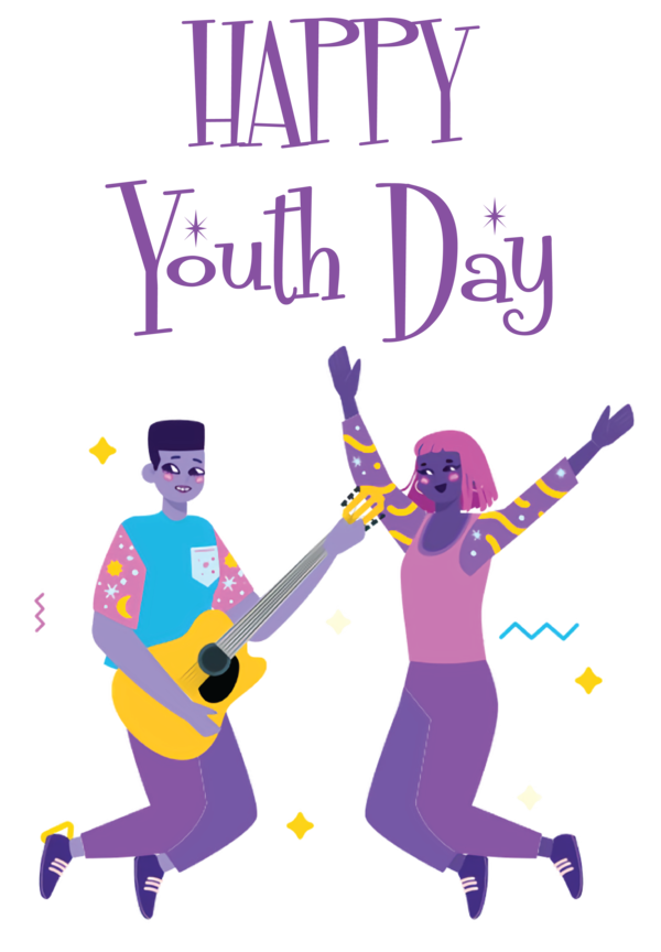 Transparent International Youth Day Design Poster for Youth Day for International Youth Day