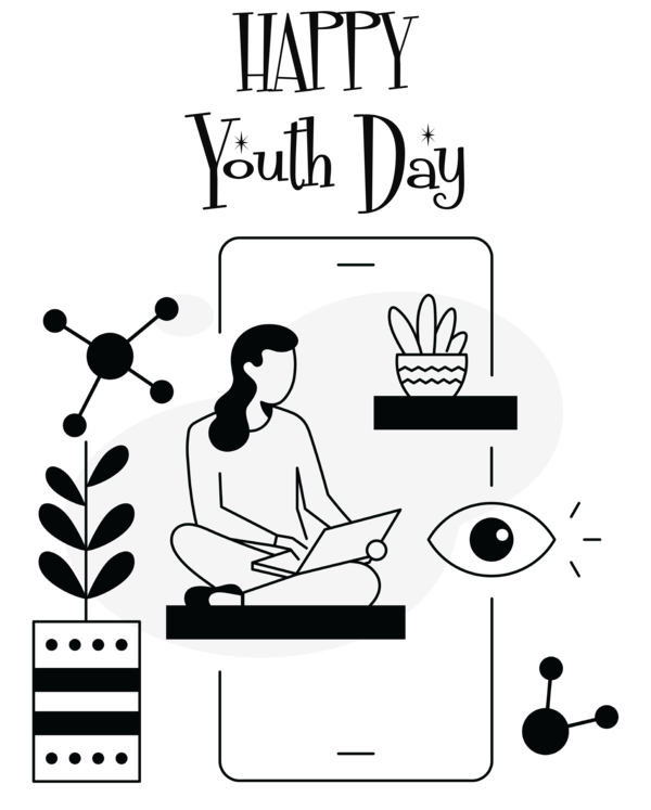 Transparent International Youth Day Design Logo User experience design for Youth Day for International Youth Day