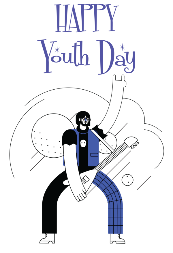 Transparent International Youth Day Design  Drawing for Youth Day for International Youth Day