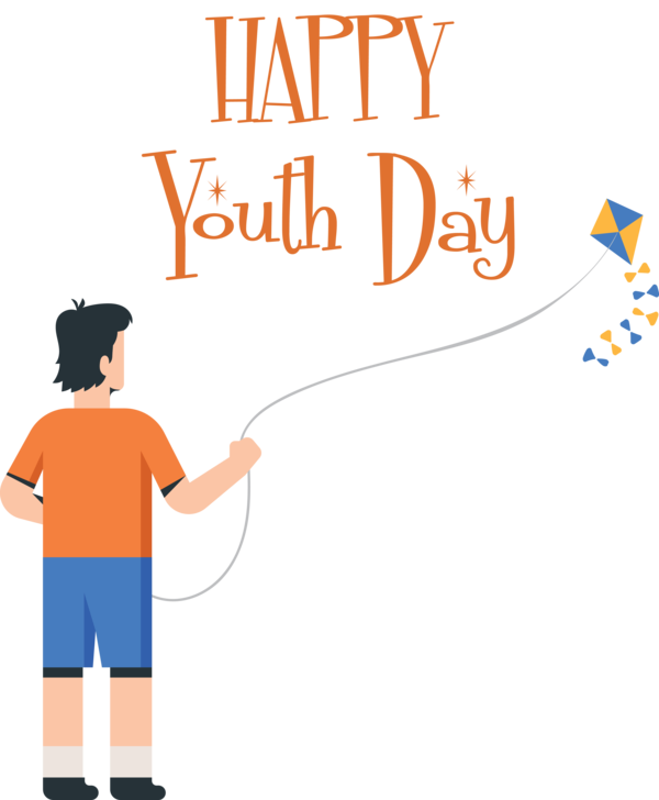 Transparent International Youth Day Cartoon Diagram Toddler M for Youth Day for International Youth Day