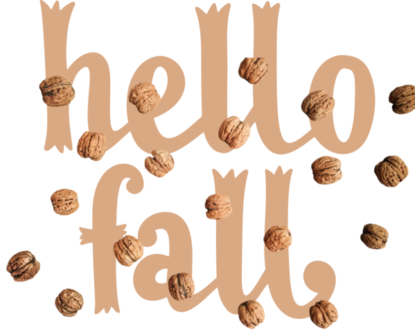 Transparent Thanksgiving Font Design Number for Hello Autumn for Thanksgiving