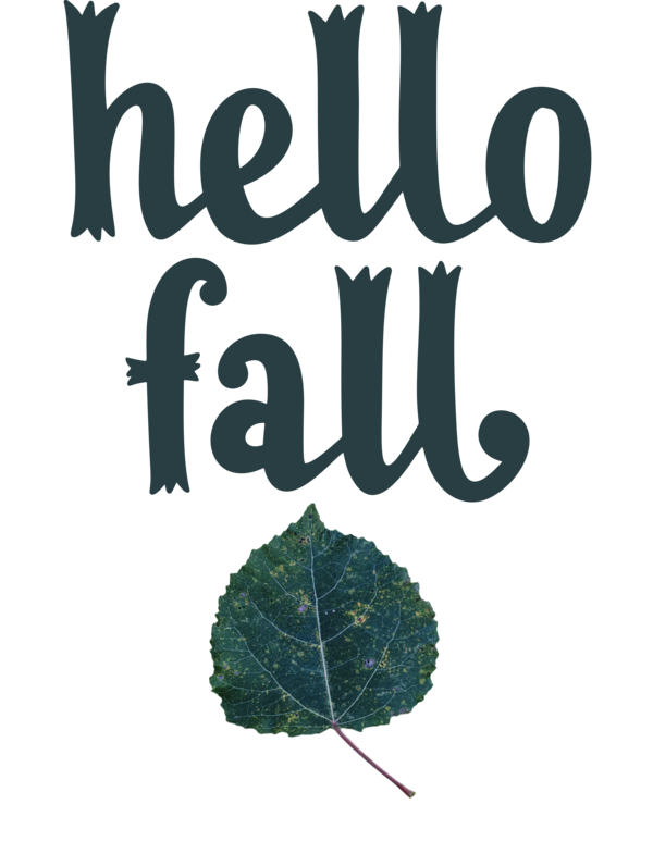 Transparent Thanksgiving Logo Leaf Font for Hello Autumn for Thanksgiving