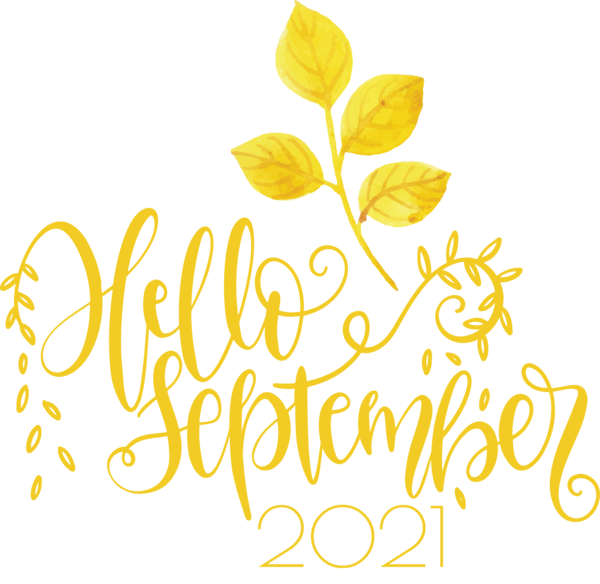 Transparent September Welcome August 2020 Design for Hello September for September