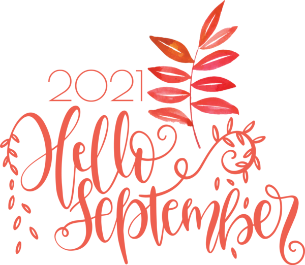 Transparent September Design Vector Icon for Hello September for September