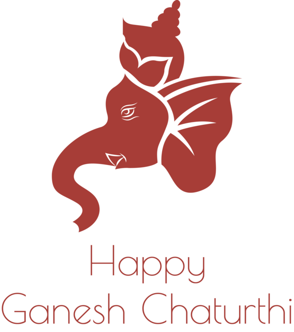 Transparent Ganesh Chaturthi Design Icon Vector for Vinayaka Chaturthi for Ganesh Chaturthi