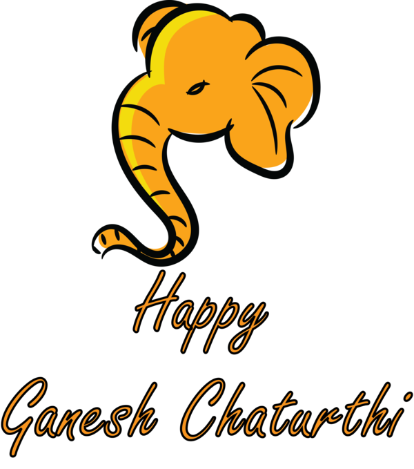 Transparent Ganesh Chaturthi Reptiles Cartoon Yellow for Vinayaka Chaturthi for Ganesh Chaturthi