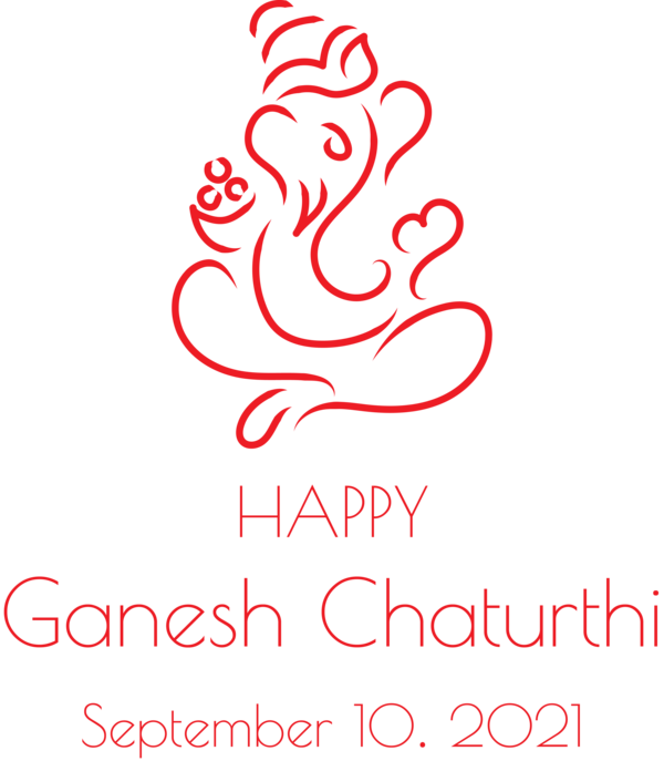 Transparent Ganesh Chaturthi Sticker Adhesive Text for Vinayaka Chaturthi for Ganesh Chaturthi