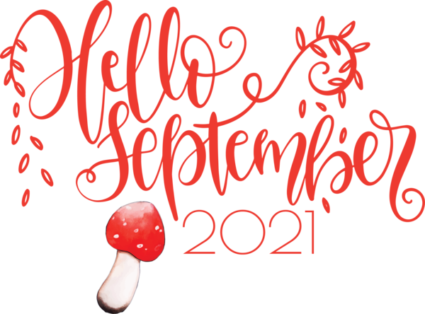 Transparent September Calligraphy Line Meter for Hello September for September
