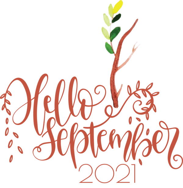 Transparent September Welcome August 2020 Design for Hello September for September