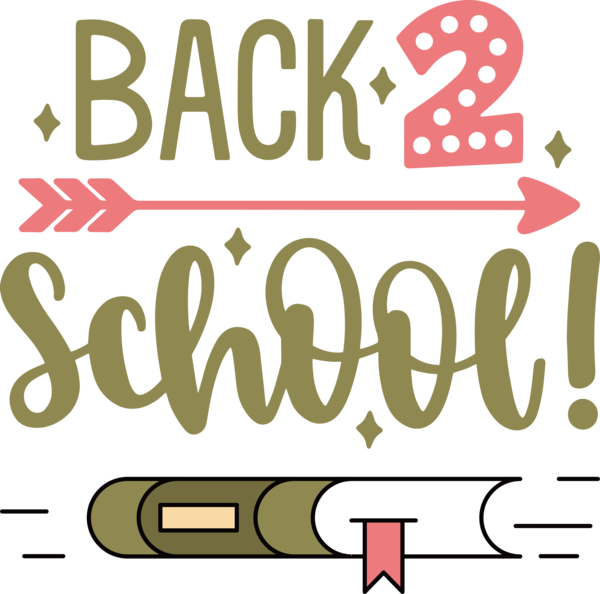 Transparent Back to School Logo Cartoon Design for Welcome Back to School for Back To School