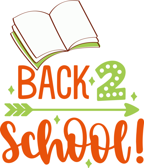 Transparent Back to School Logo Leaf Design for Welcome Back to School for Back To School