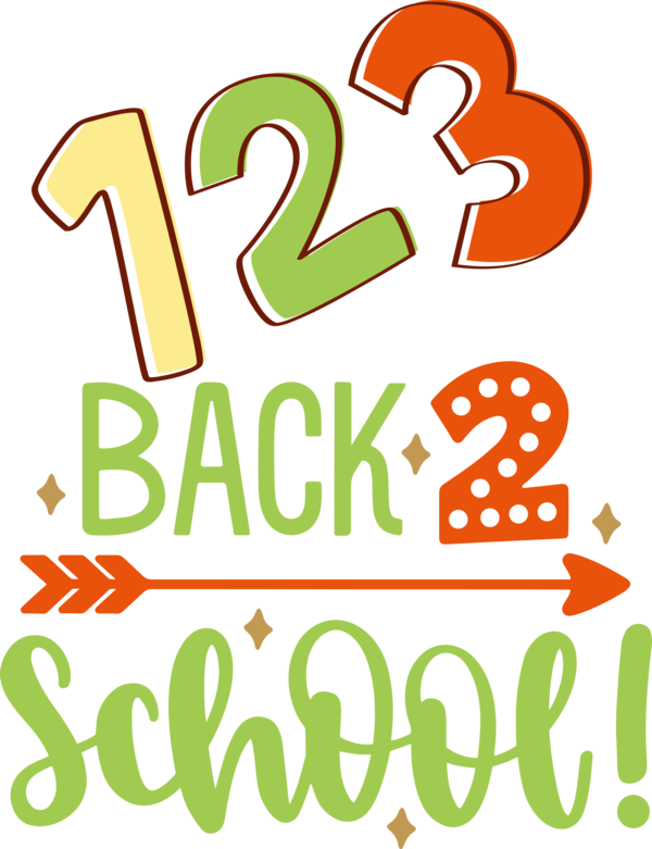 Transparent Back to School Logo Yellow Design for Welcome Back to School for Back To School