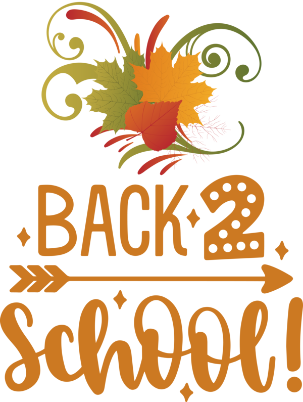 Transparent Back to School Floral design Design Logo for Welcome Back to School for Back To School
