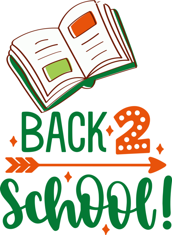 Transparent Back to School Logo Design Green for Welcome Back to School for Back To School