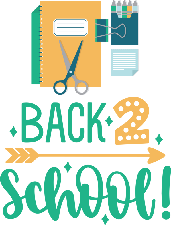 Transparent Back to School Logo Design Yellow for Welcome Back to School for Back To School