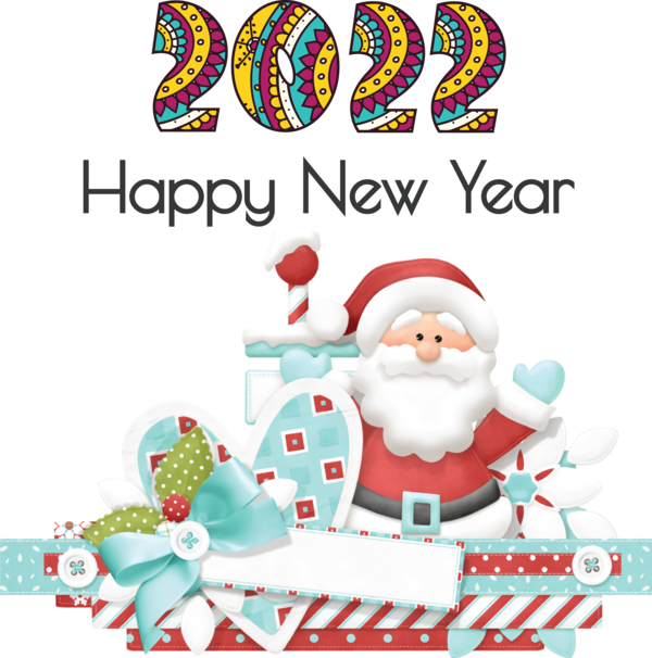 Transparent New Year Christmas Day Drawing Cartoon for Happy New Year 2022 for New Year