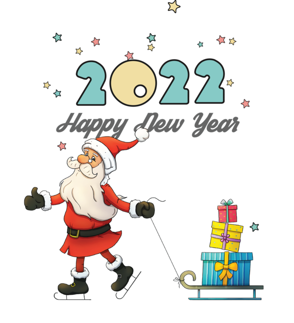 Transparent New Year Mrs. Claus New Year Christmas Day for Happy New Year 2022 for New Year