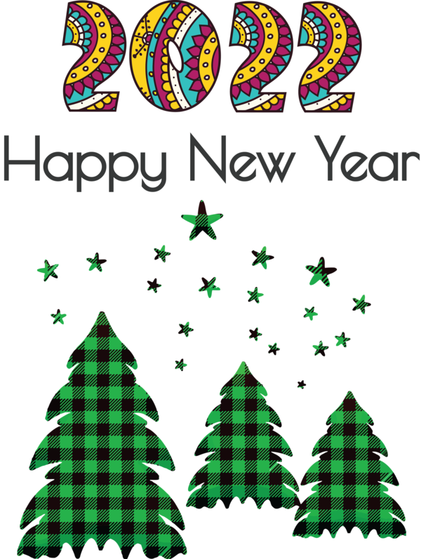 Transparent New Year Christmas Day Christmas Tree Bauble for Happy New Year 2022 for New Year