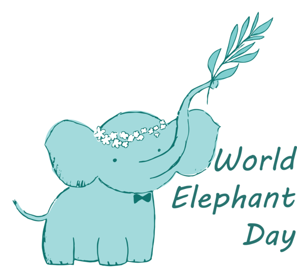 Transparent World Elephant Day Alamy Logo Royalty-free for Elephant Day for World Elephant Day