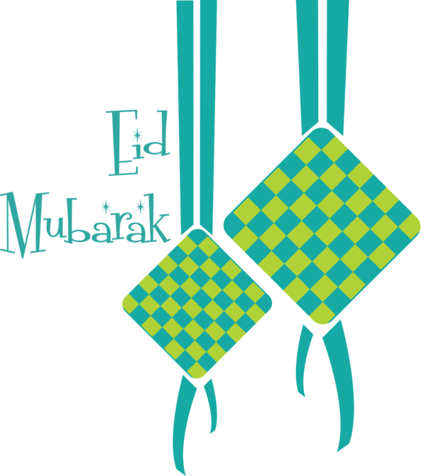 Transparent Eid al Fitr Tartan Necktie Wallet for Ketupat for Eid Al Fitr