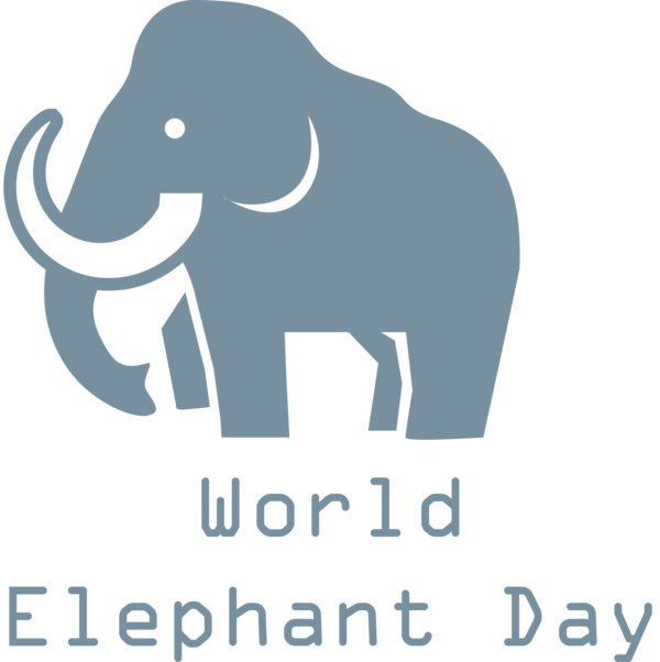 Transparent World Elephant Day African elephants Elephant Indian elephant for Elephant Day for World Elephant Day