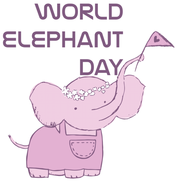 Transparent World Elephant Day Elephant Elephants Indian elephant for Elephant Day for World Elephant Day