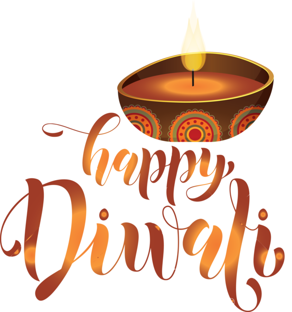 Transparent Diwali Coffee cup Logo Coffee for Happy Diwali for Diwali