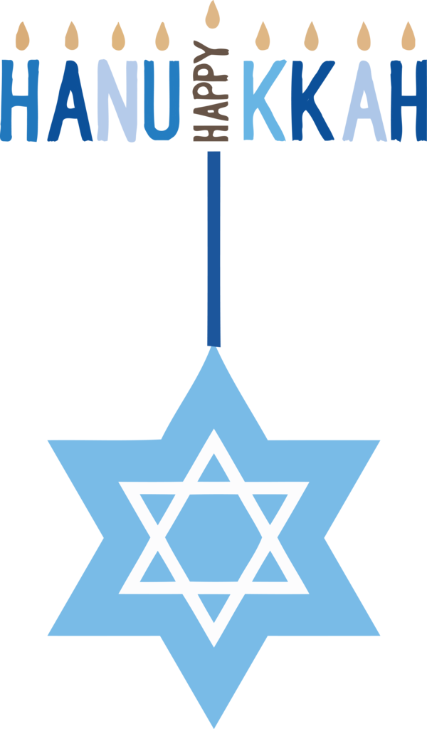 Transparent Hanukkah Jerusalem Star of David Jewish holiday for Happy Hanukkah for Hanukkah