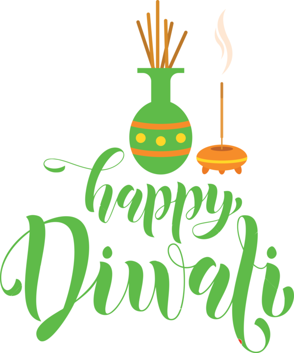 Transparent Diwali Leaf Plant stem Logo for Happy Diwali for Diwali