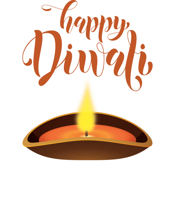 Transparent Diwali Logo Design Wax for Happy Diwali for Diwali