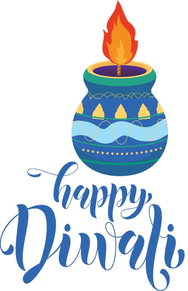 Transparent Diwali Logo Line Meter for Happy Diwali for Diwali