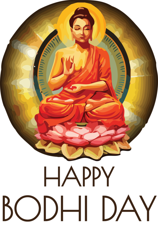 Transparent Bodhi Day Gautama Buddha Buddha's Birthday Vesak for Bodhi for Bodhi Day