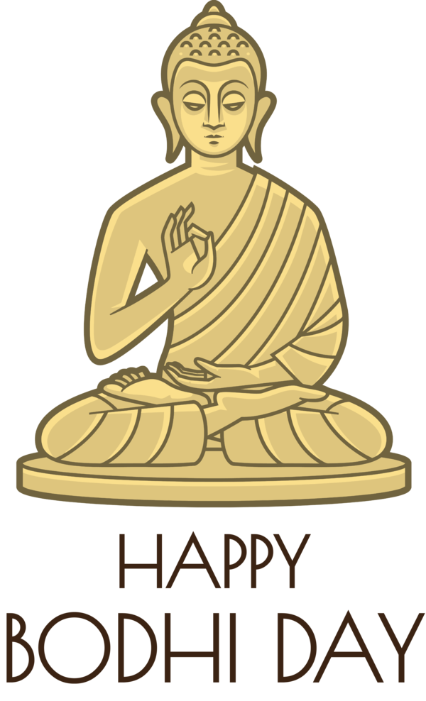 Transparent Bodhi Day Gautama Buddha Drawing Buddharupa for Bodhi for Bodhi Day