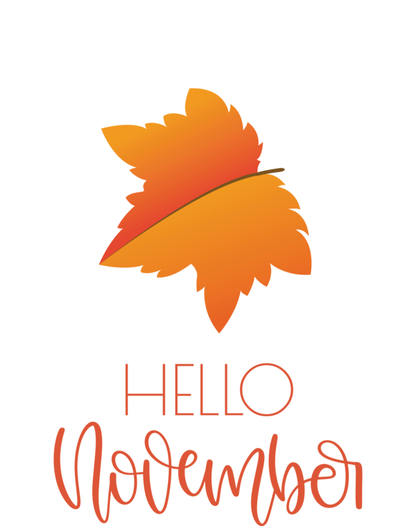 Transparent Thanksgiving Logo Lettering Flame for Hello November for Thanksgiving