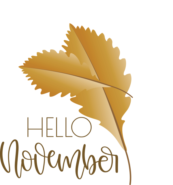 Transparent Thanksgiving Logo November Gear for Hello November for Thanksgiving