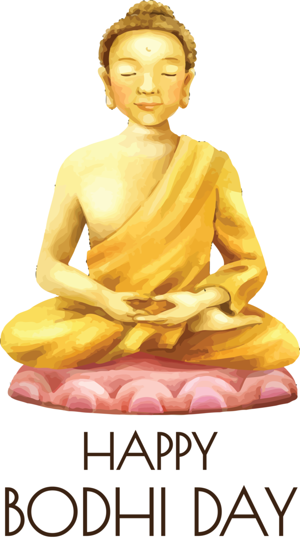 Transparent Bodhi Day Gautama Buddha Wat Traimit Withayaram Worawihan Thangka for Bodhi for Bodhi Day