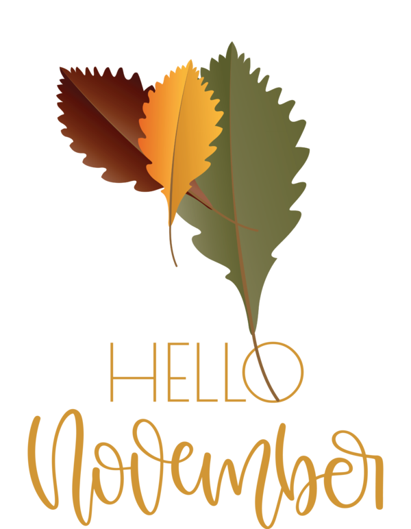 Transparent Thanksgiving Drawing Logo Silhouette for Hello November for Thanksgiving