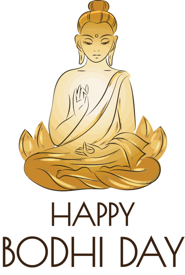 Transparent Bodhi Day Transparency Buddharupa for Bodhi for Bodhi Day