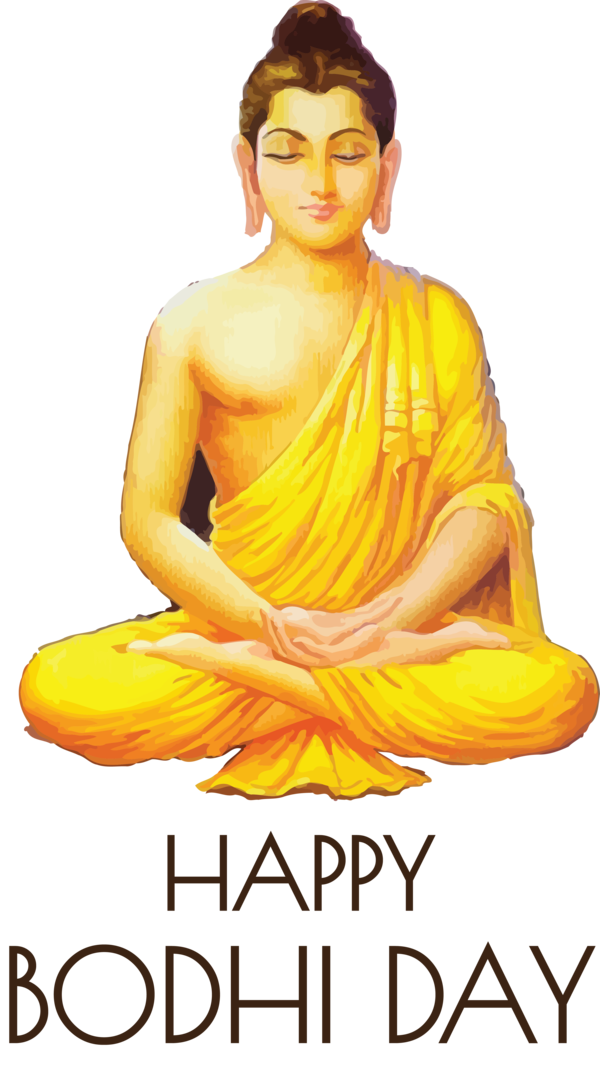 Transparent Bodhi Day Gautama Buddha Tian Tan Buddha Buddha's Birthday for Bodhi for Bodhi Day