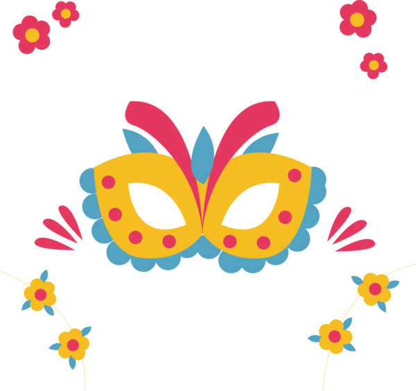 Transparent Brazilian Carnival Design Butterflies Leaf for Carnaval for Brazilian Carnival
