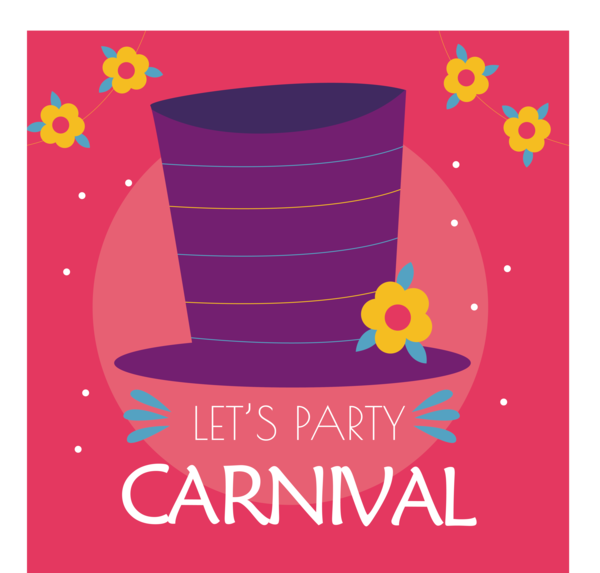 Transparent Brazilian Carnival Greeting Card Logo Line for Carnaval for Brazilian Carnival