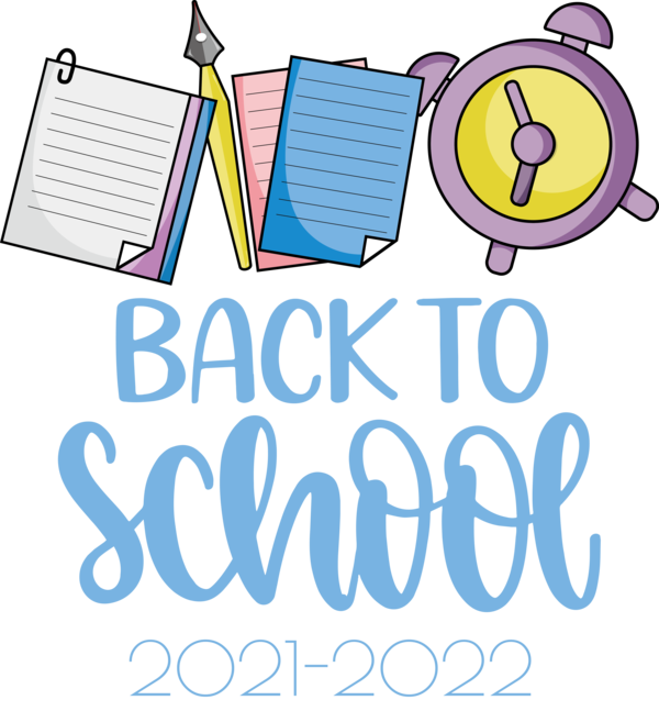 Transparent Back to School Design Logo Yellow for Welcome Back to School for Back To School