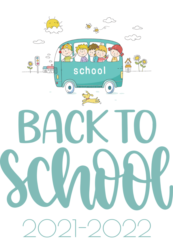 Transparent Back to School Logo Wall Decal Design for Welcome Back to School for Back To School