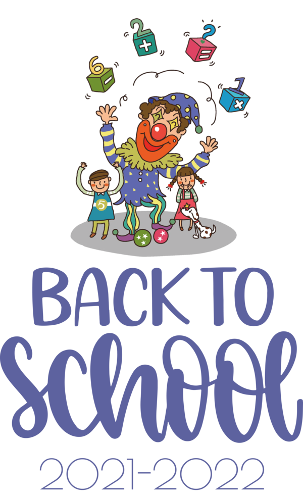 Transparent Back to School Cartoon Logo Character for Welcome Back to School for Back To School