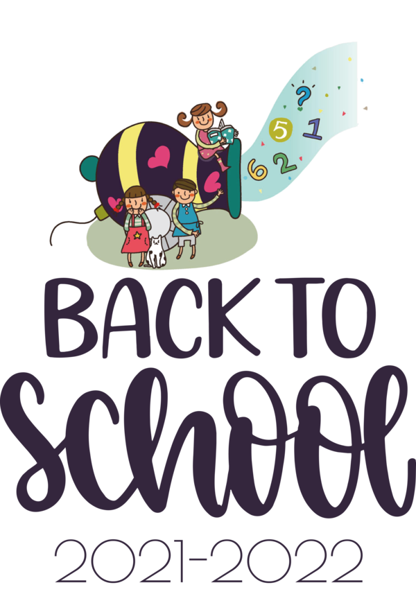 Transparent Back to School Logo Design Line for Welcome Back to School for Back To School