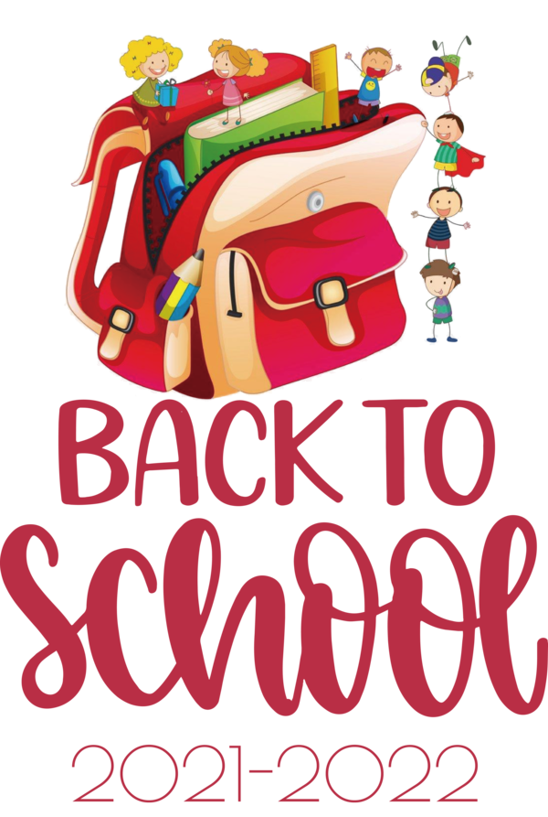 Transparent Back to School Character Line Christmas Day for Welcome Back to School for Back To School